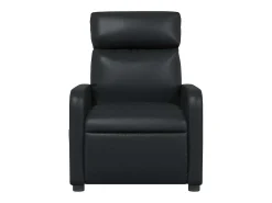 Poltrona* Poltrona de massagens reclinável couro artificial SHL477853 Preto