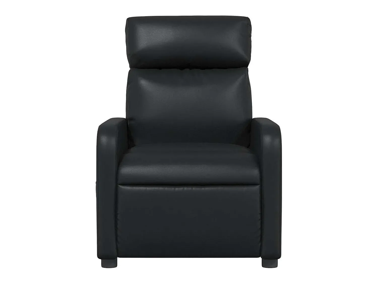 Poltrona* Poltrona de massagens reclinável couro artificial SHL477853 Preto