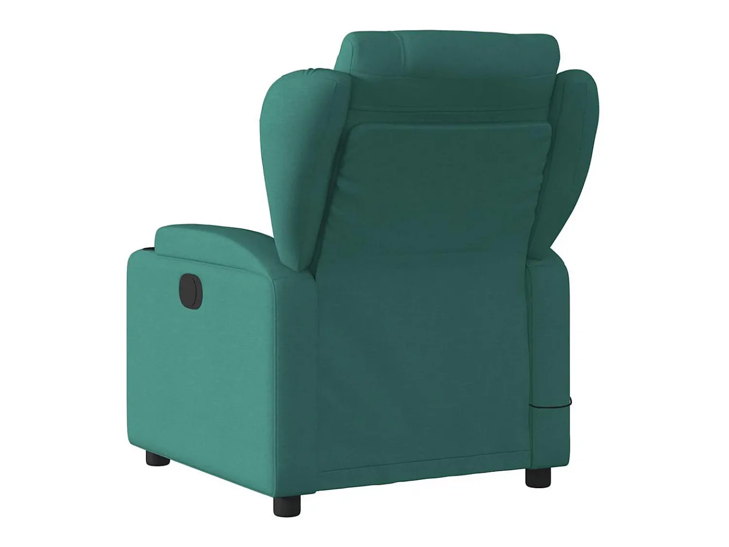 Poltrona de massagens reclinável tecido verde-escuro SHL852997^ Poltrona