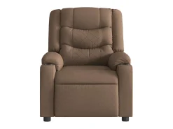Discount Poltrona de massagens reclinável tecido SHL685171 Castanho