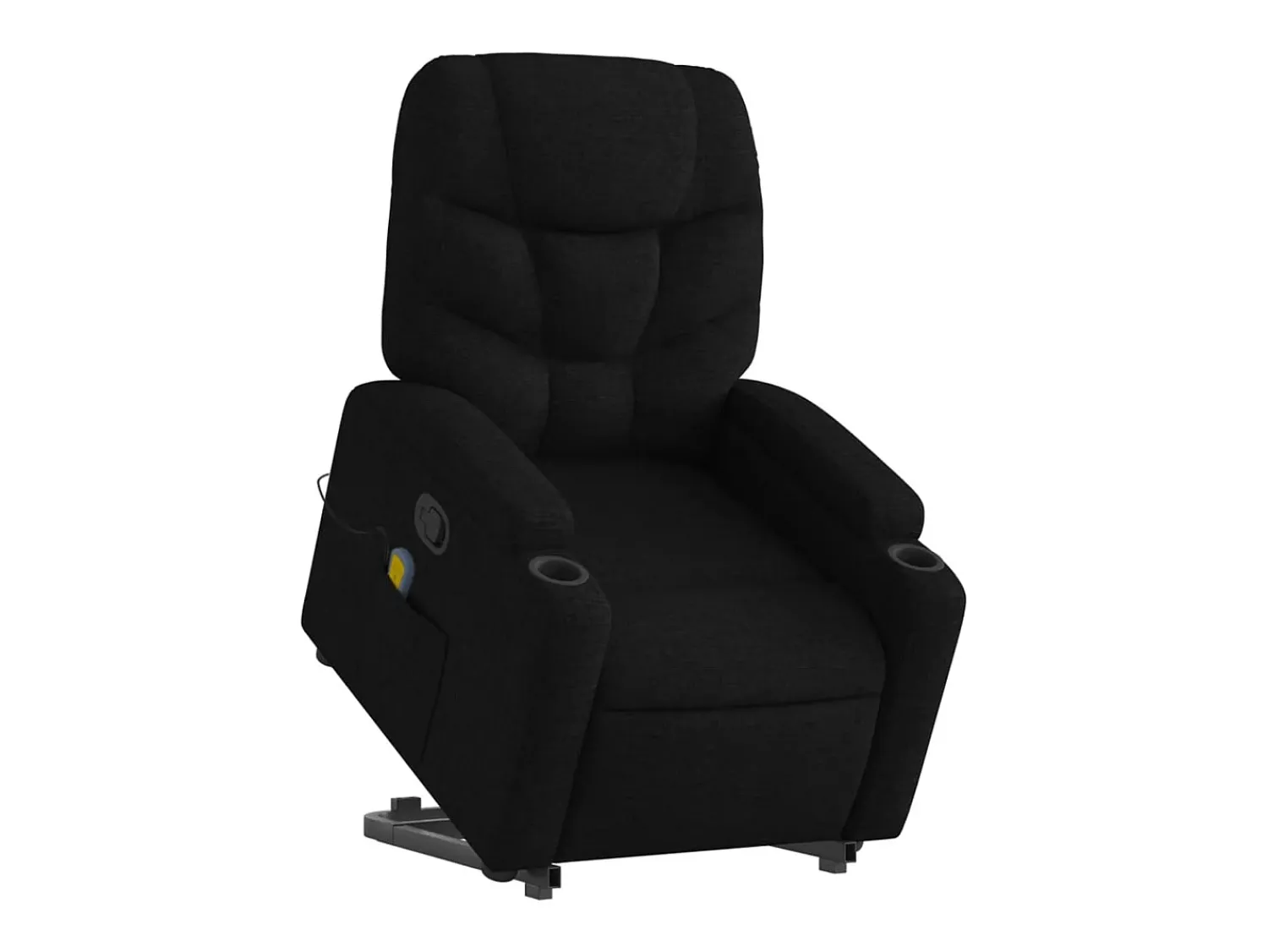 Poltrona| Poltrona de massagens reclinável elevatória tecido SHL573136 Preto