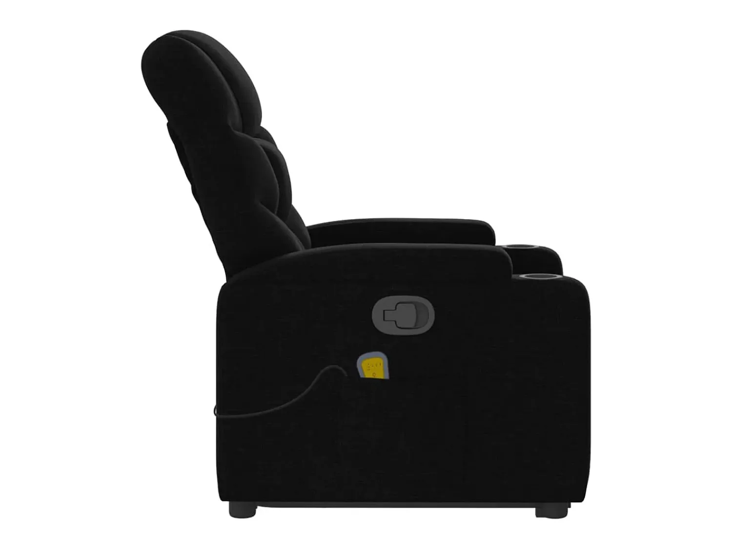 Poltrona| Poltrona de massagens reclinável elevatória tecido SHL573136 Preto