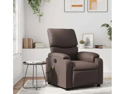 Poltrona de massagens reclinável couro artificial SHL24826^ Poltrona