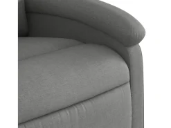 Hot Poltrona de massagens reclinável tecido cinzento-escuro SHL344367 Cinza antracite