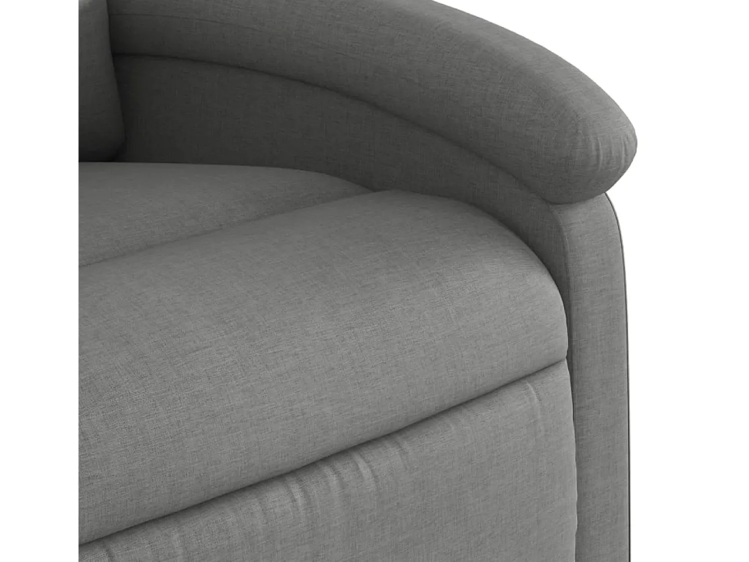 Hot Poltrona de massagens reclinável tecido cinzento-escuro SHL344367 Cinza antracite