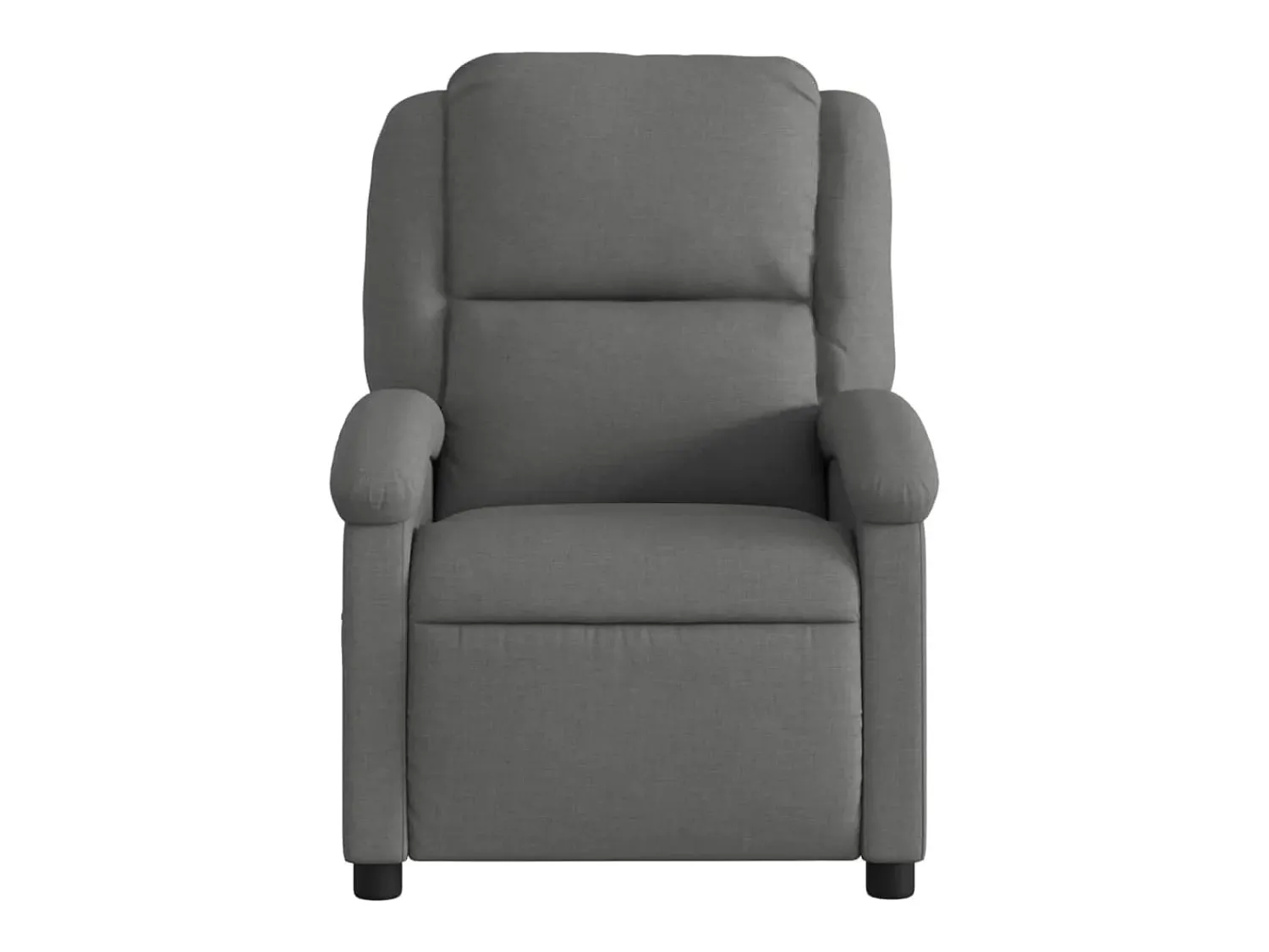 Hot Poltrona de massagens reclinável tecido cinzento-escuro SHL344367 Cinza antracite