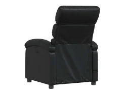 Poltrona* Poltrona de massagens reclinável couro artificial SHL489240 Preto