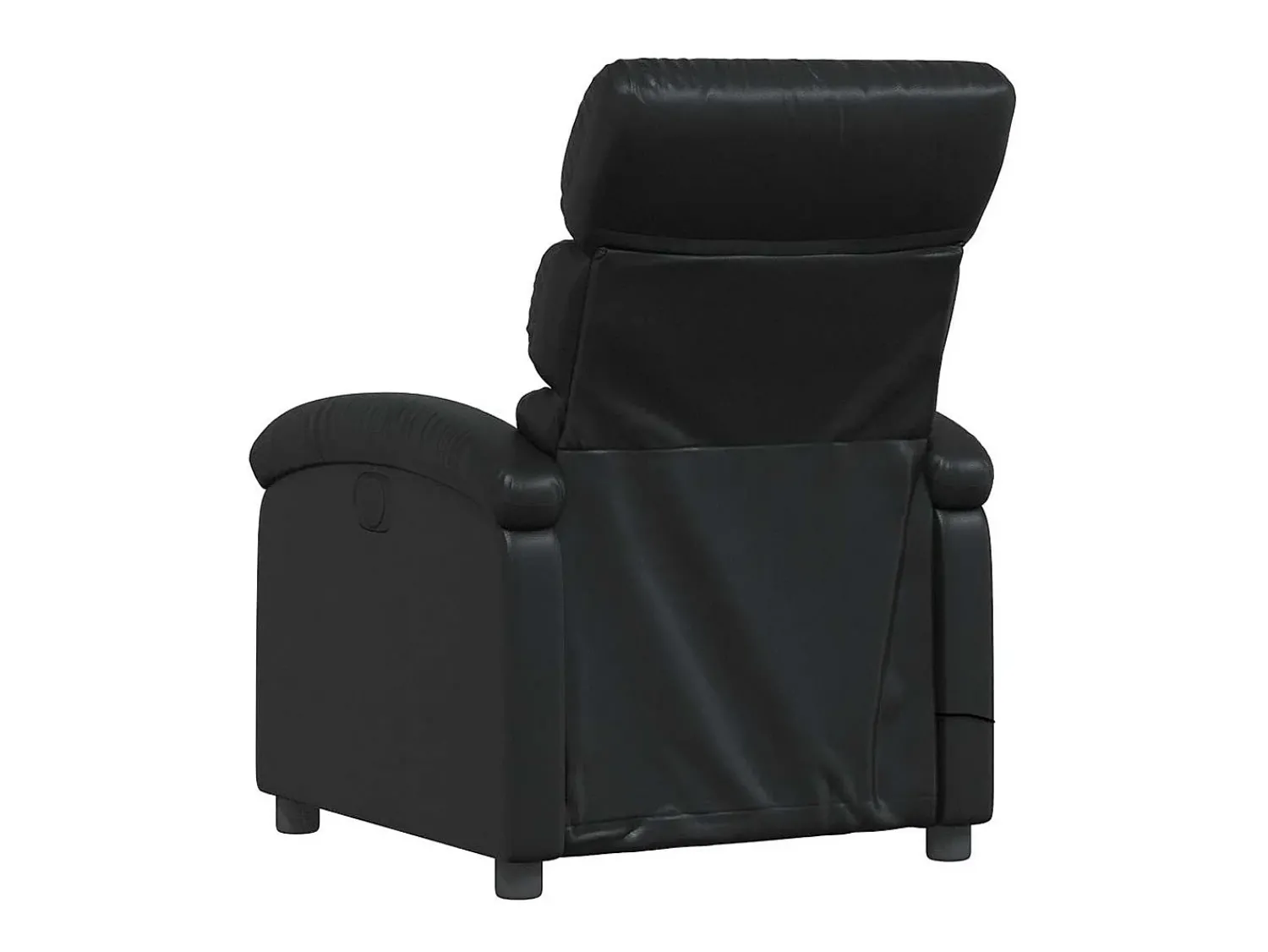 Poltrona* Poltrona de massagens reclinável couro artificial SHL489240 Preto