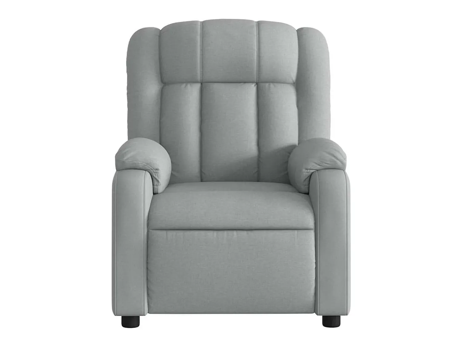 Best Poltrona de massagens reclinável elétrica tecido -claro SHL240645 Cinzento