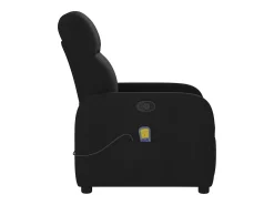 Best Poltrona de massagens reclinável tecido SHL62340 Preto