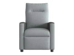 Outlet Poltrona de massagens reclinável tecido -claro SHL775022 Cinzento