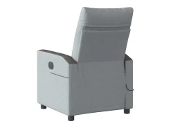 Outlet Poltrona de massagens reclinável tecido -claro SHL775022 Cinzento