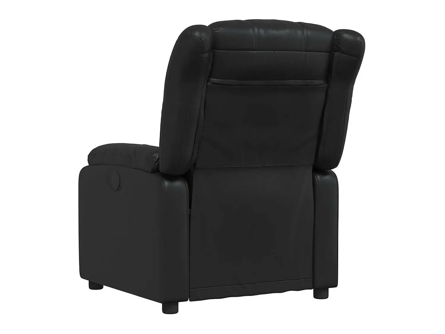 Poltrona* Poltrona de massagens reclinável couro artificial SHL455929 Preto