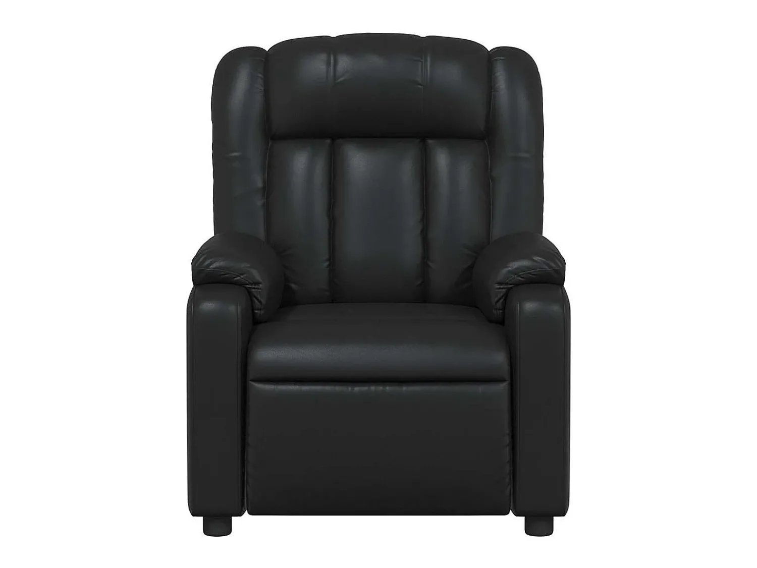 Poltrona* Poltrona de massagens reclinável couro artificial SHL455929 Preto