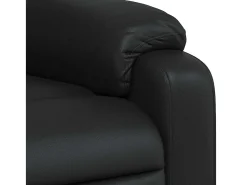 Poltrona* Poltrona de massagens reclinável couro artificial SHL455929 Preto