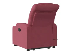 Discount Poltrona de massagens reclin. elevatória tecido tinto SHL571220 Vermelho