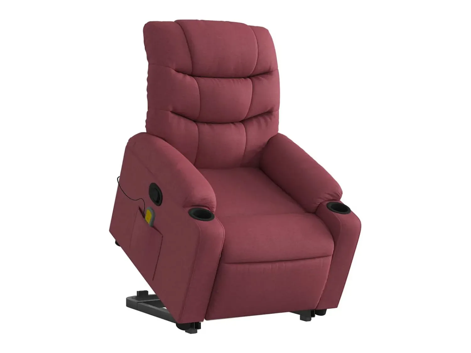 Discount Poltrona de massagens reclin. elevatória tecido tinto SHL571220 Vermelho