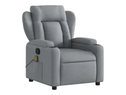 Online Poltrona de massagens reclinável tecido -claro SHL76888 Cinzento