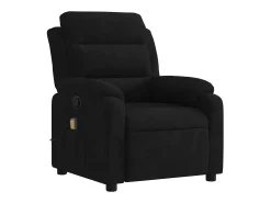 Poltrona* Poltrona de massagens reclinável veludo SHL383087 Preto