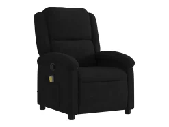 Poltrona| Poltrona de massagens reclinável veludo SHL438213 Preto