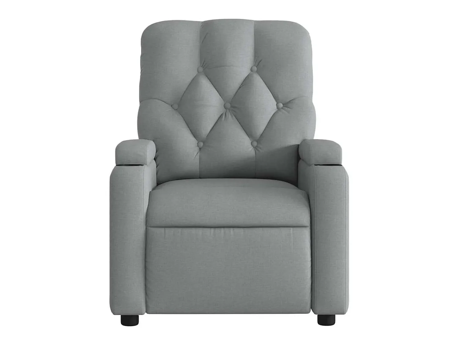 Poltrona* Poltrona de massagens reclinável tecido -claro SHL601299 Cinzento