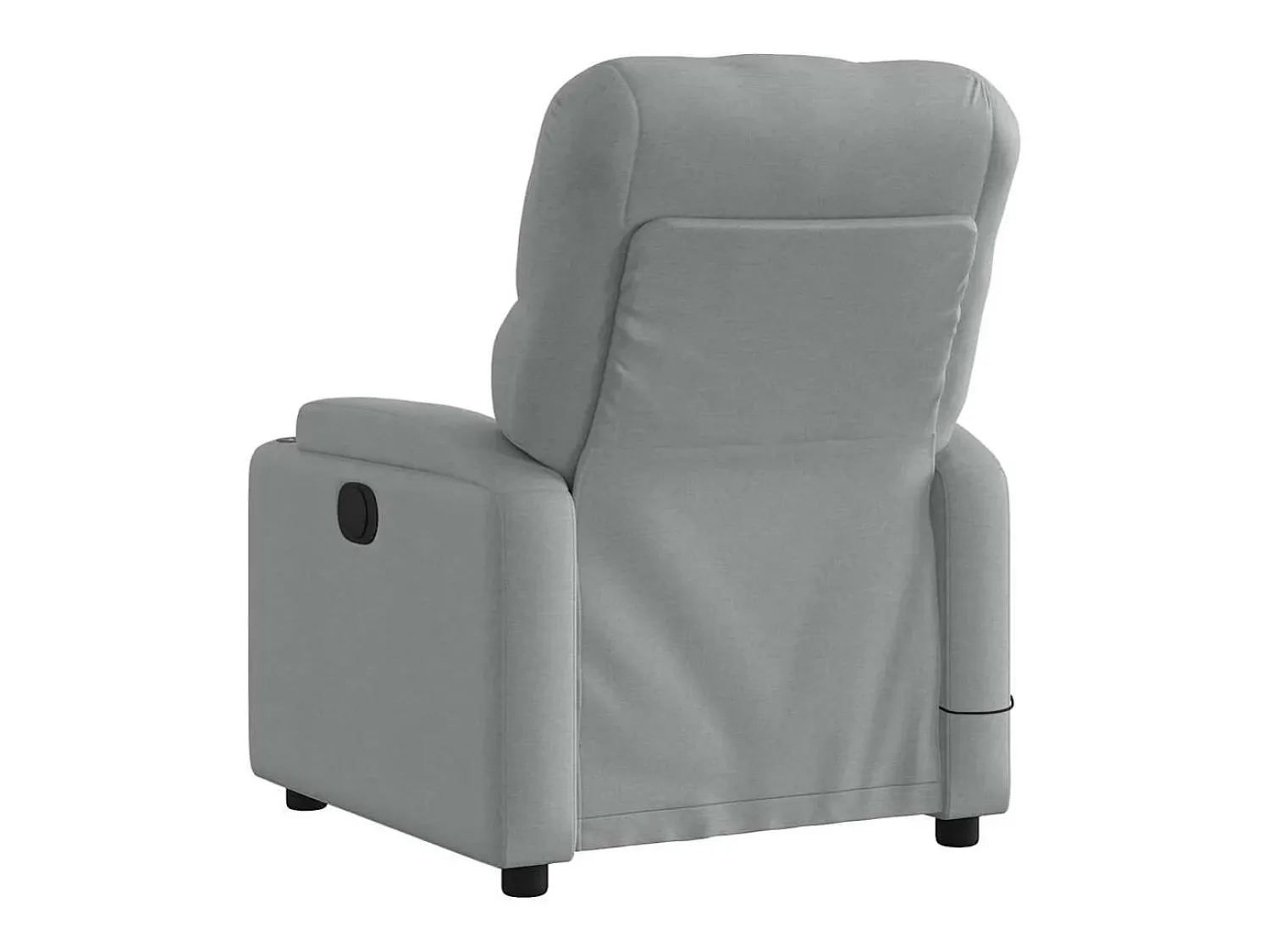 Poltrona* Poltrona de massagens reclinável tecido -claro SHL601299 Cinzento
