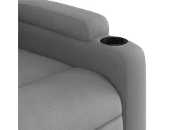 Poltrona* Poltrona de massagens reclinável tecido -claro SHL601299 Cinzento