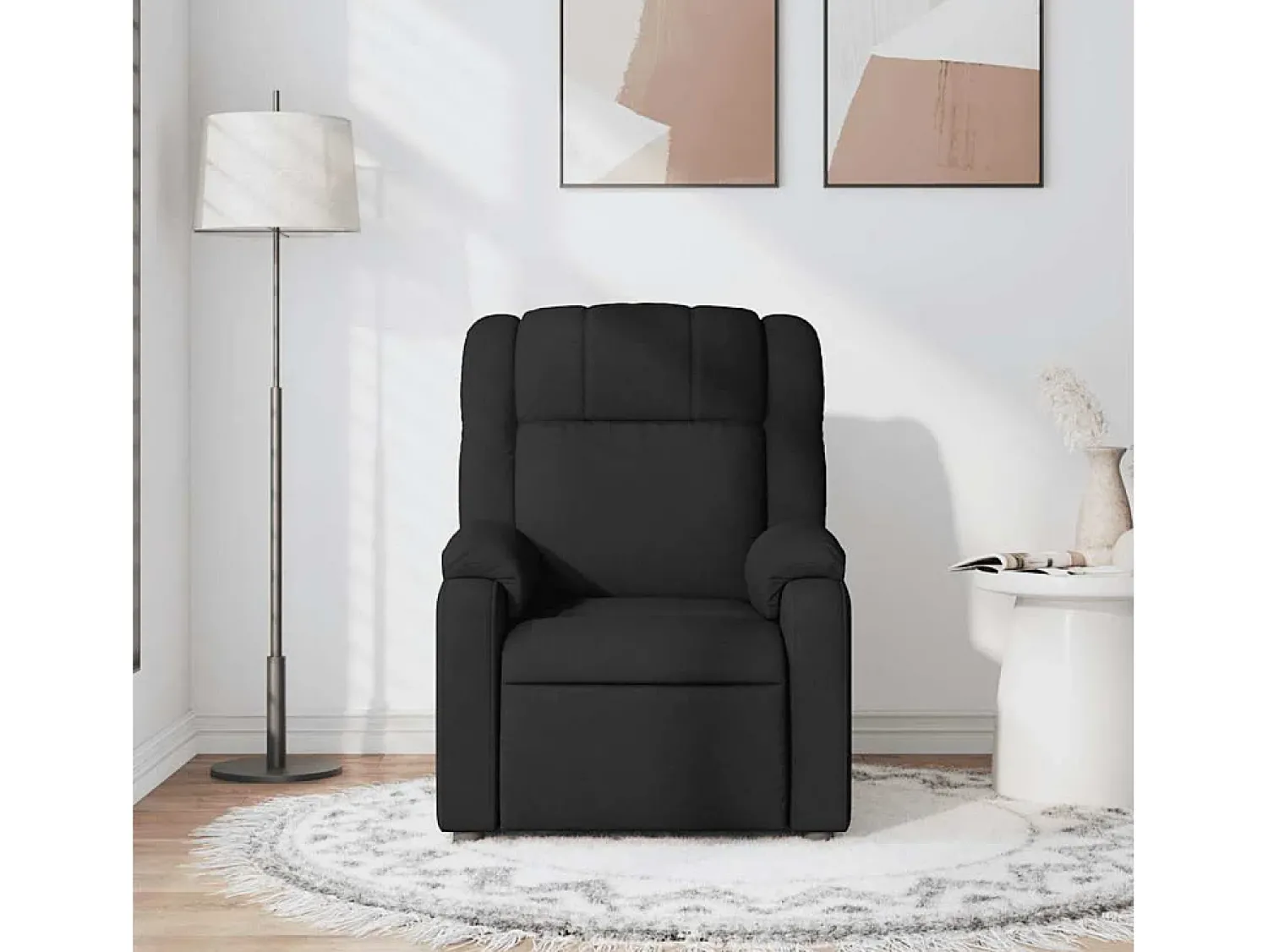 Poltrona| Poltrona de massagens reclinável tecido SHL559427 Preto