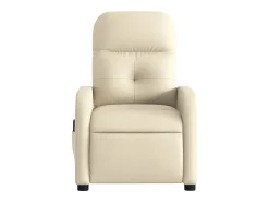 Clearance Poltrona de massagens reclinável tecido cor SHL394808 Creme