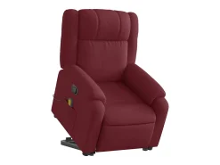 Poltrona de massagens reclin. elevatória tecido tinto SHL802014^ Poltrona