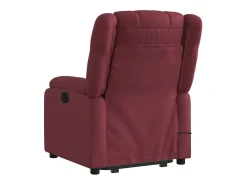 Poltrona de massagens reclin. elevatória tecido tinto SHL802014^ Poltrona