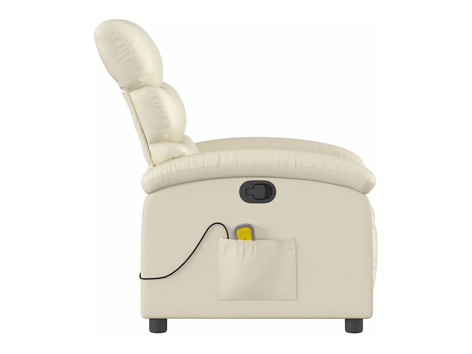 Poltrona de massagens reclinável couro artificial cor SHL777270^ Poltrona