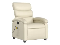 Poltrona de massagens reclinável couro artificial cor SHL777270^ Poltrona