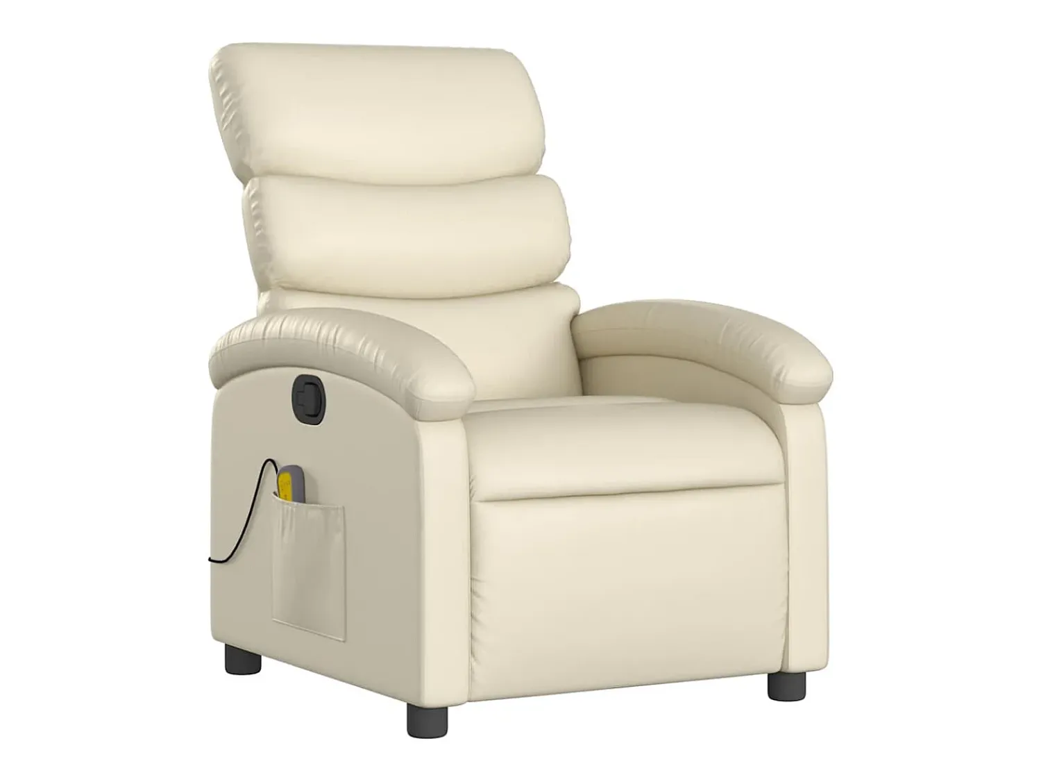 Poltrona de massagens reclinável couro artificial cor SHL777270^ Poltrona