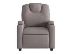 Poltrona de massagens reclinável tecido cinzento-acastanhado SHL313941^ Poltrona