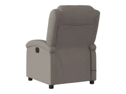 Poltrona de massagens reclinável tecido cinzento-acastanhado SHL886843^ Poltrona