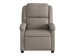 Poltrona de massagens reclinável tecido cinzento-acastanhado SHL886843^ Poltrona
