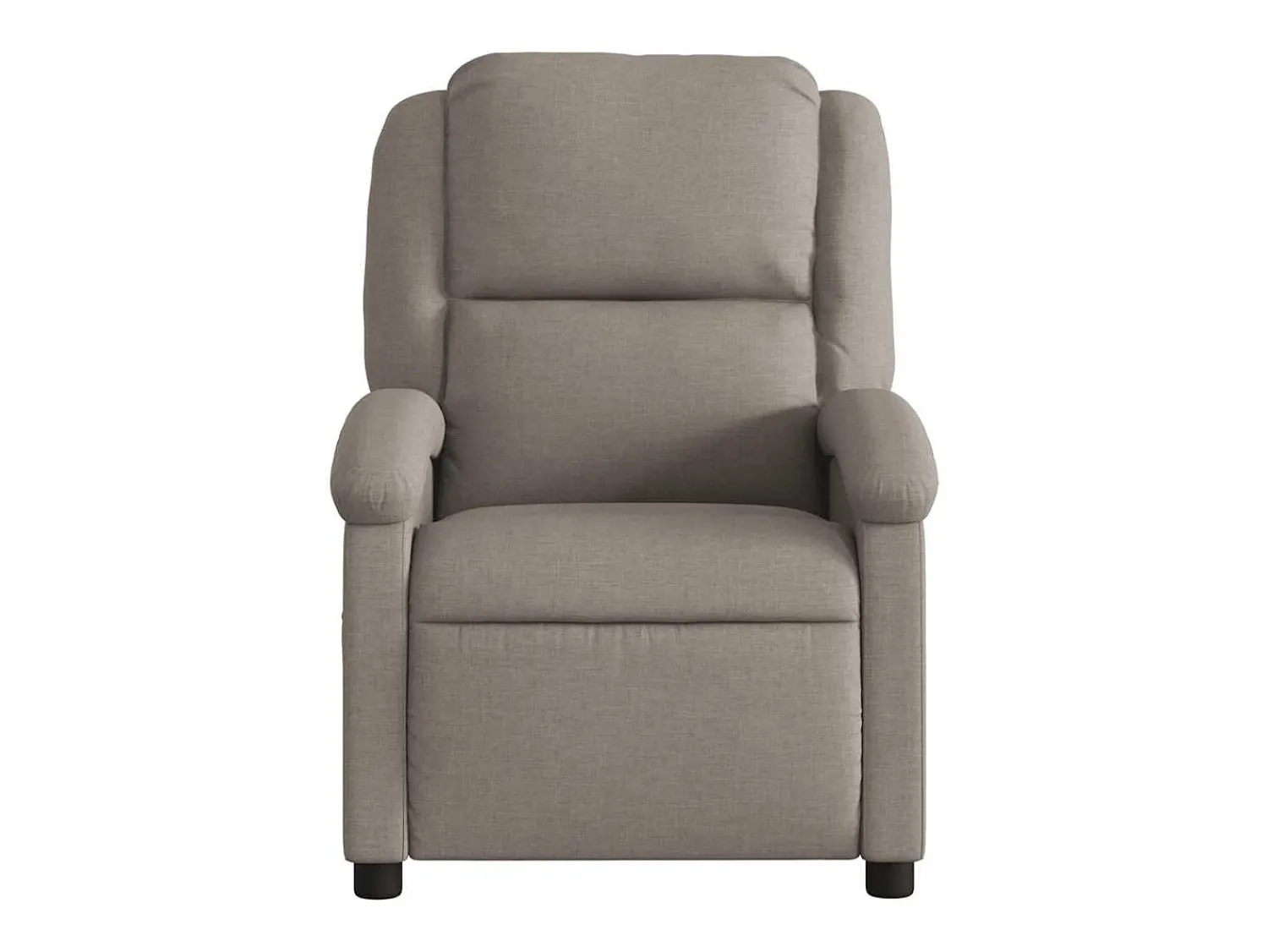 Poltrona de massagens reclinável tecido cinzento-acastanhado SHL886843^ Poltrona