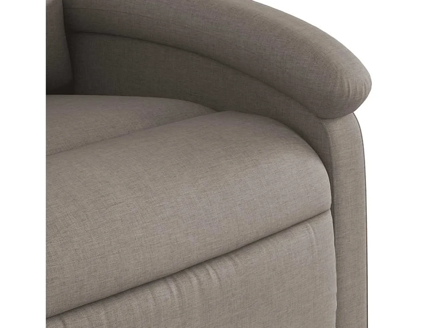Poltrona de massagens reclinável tecido cinzento-acastanhado SHL886843^ Poltrona