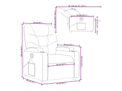 Clearance vidaxl Poltrona de massagens reclinável couro artificial Castanho