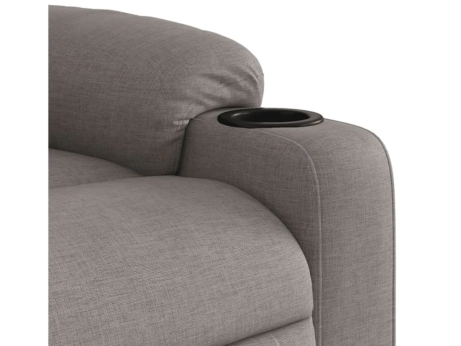 Poltrona* Poltrona de massagens reclinável tecido cinzento-acastanhado SHL970717 Taupe