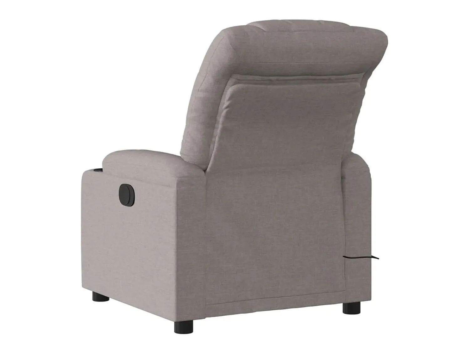 Poltrona* Poltrona de massagens reclinável tecido cinzento-acastanhado SHL970717 Taupe
