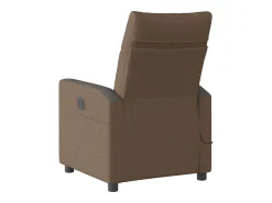 Poltrona* Poltrona de massagens reclinável elétrica tecido SHL976424 Castanho
