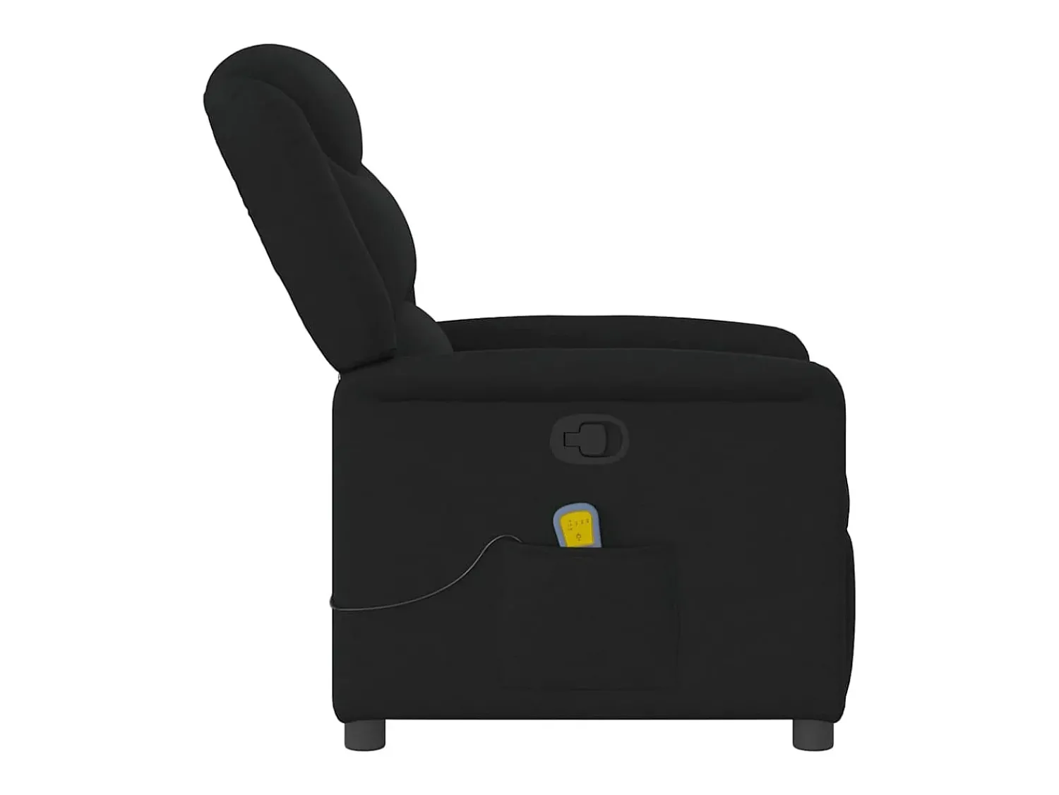 Poltrona* Poltrona de massagens reclinável tecido SHL109123 Preto