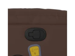 Poltrona| Poltrona de massagens reclinável couro artificial SHL694765 Castanho