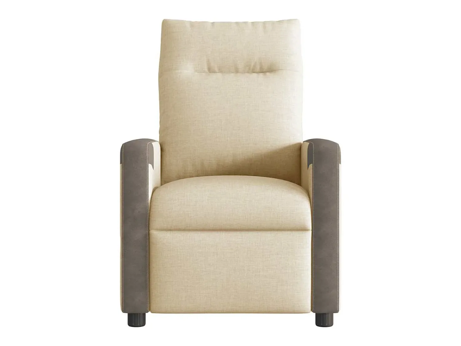 Poltrona| Poltrona de massagens reclinável tecido cor SHL687915 Creme