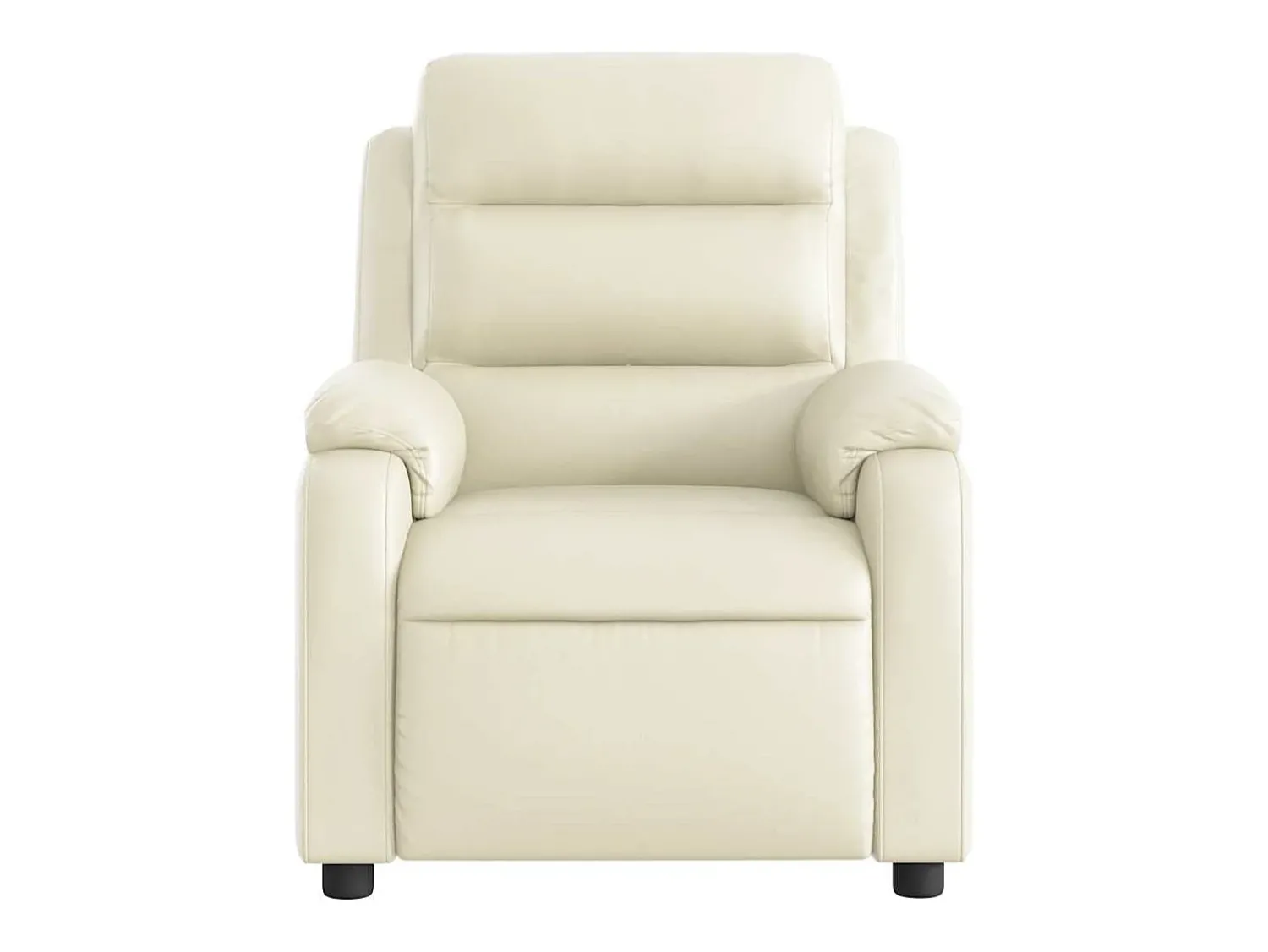 Poltrona| Poltrona de massagens reclinável couro artificial cor SHL154051 Creme
