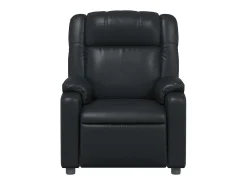 Poltrona de massagens reclinável couro artificial SHL720526 Preto