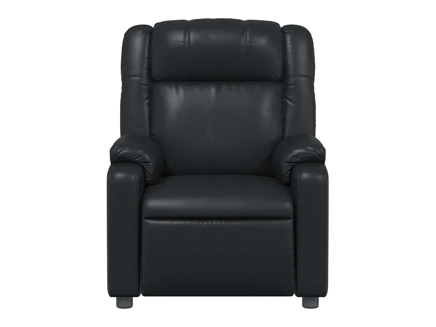 Poltrona de massagens reclinável couro artificial SHL720526 Preto