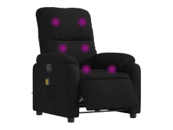 Poltrona de massagens reclinável elétrica microfibra SHL929757^ Poltrona